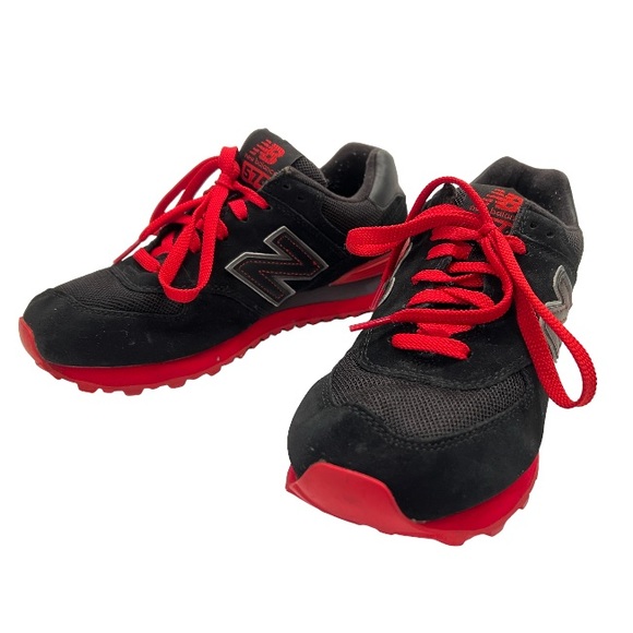 New Balance Men's 574 Black/Red Classics ML574NRC Mens size 6.5 - Picture 9 of 9